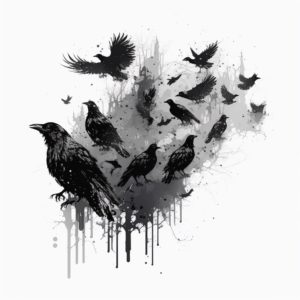 Paul Benson, a time for crow cover art